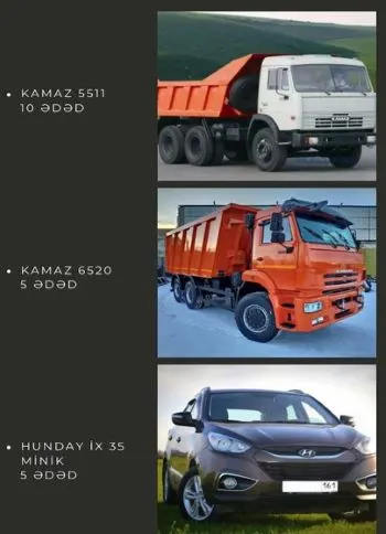 Yol və torpaq işləri üçün ağır texnika